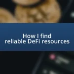 How I find reliable DeFi resources