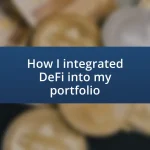 How I integrated DeFi into my portfolio