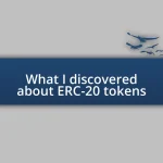 What I discovered about ERC-20 tokens